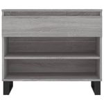 Casa si Gradina - Mobilier - Organizare si depozitare - Organizator incaltaminte - Pantofar, gri sonoma, 70x36x60 cm, lemn prelucrat - Infinity.ro