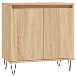 Casa si Gradina - Mobilier - Mobilier baie - Corpuri baie - Dulap de baie, stejar sonoma, 58x33x60 cm, lemn prelucrat - Infinity.ro