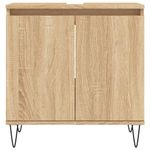 Casa si Gradina - Mobilier - Mobilier baie - Corpuri baie - Dulap de baie, stejar sonoma, 58x33x60 cm, lemn prelucrat - Infinity.ro