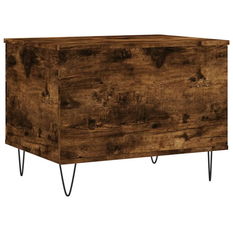 Casa si Gradina - Mobilier - Mese si birouri - Masute de cafea - Masuta de cafea, stejar fumuriu, 60x44,5x45 cm, lemn prelucrat - Infinity.ro