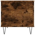 Casa si Gradina - Mobilier - Mese si birouri - Masute de cafea - Masuta de cafea, stejar fumuriu, 60x44,5x45 cm, lemn prelucrat - Infinity.ro