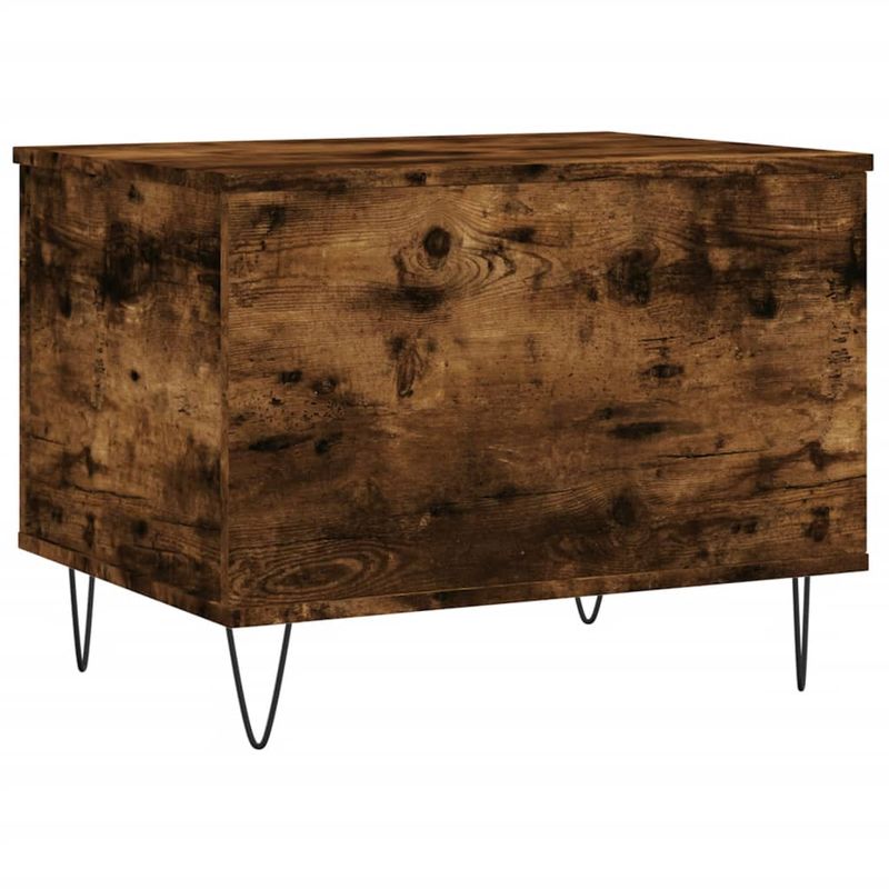 Casa si Gradina - Mobilier - Mese si birouri - Masute de cafea - Masuta de cafea, stejar fumuriu, 60x44,5x45 cm, lemn prelucrat - Infinity.ro