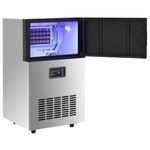 Electronice si Electrocasnice - Aparate frigorifice - Congelatoare - Aparat de facut cuburi de gheata, argintiu, 45 kg / 24 h - Infinity.ro