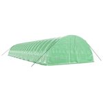 Casa si Gradina - Gradinarit si plante - Sere si solarii - Sera cu cadru din otel, verde, 120 m², 20x6x2,85 m - Infinity.ro