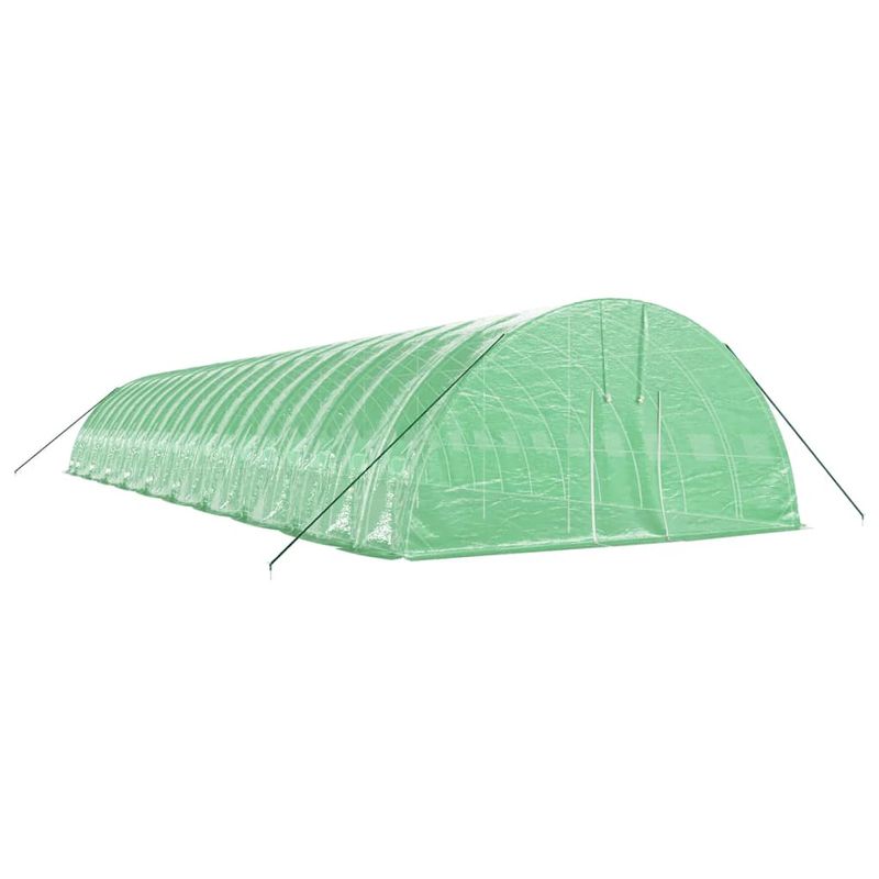 Casa si Gradina - Gradinarit si plante - Sere si solarii - Sera cu cadru din otel, verde, 120 m², 20x6x2,85 m - Infinity.ro