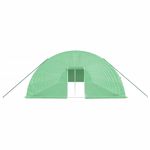 Casa si Gradina - Gradinarit si plante - Sere si solarii - Sera cu cadru din otel, verde, 120 m², 20x6x2,85 m - Infinity.ro