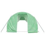 Casa si Gradina - Gradinarit si plante - Sere si solarii - Sera cu cadru din otel, verde, 72 m², 24x3x2 m - Infinity.ro