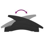 Casa si Gradina - Mobilier - Canapele si coltare - Canapele - Suport pentru picioare, negru, 43,5x32,5x10,5 cm - Infinity.ro