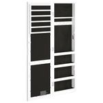 Casa si Gradina - Decoratiuni - Oglinzi - Dulap de bijuterii cu oglinda si lumini LED, de perete, alb - Infinity.ro