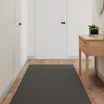 Casa si Gradina - Textile si covoare - Covoare - Covoare casa - Covor traversa aspect sisal, antracit, 80x300 cm - Infinity.ro