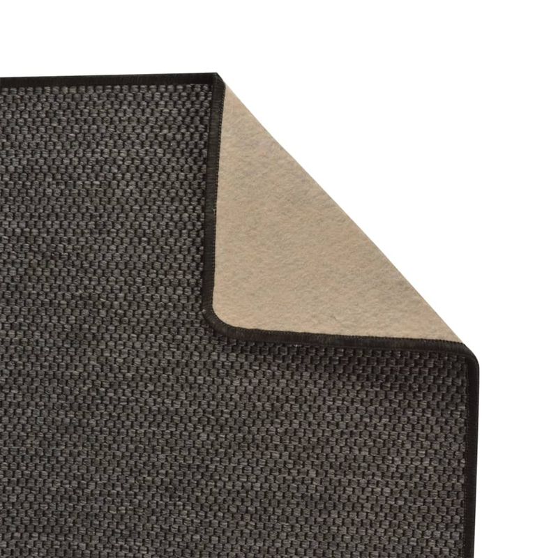 Casa si Gradina - Textile si covoare - Covoare - Covoare casa - Covor traversa aspect sisal, antracit, 80x300 cm - Infinity.ro