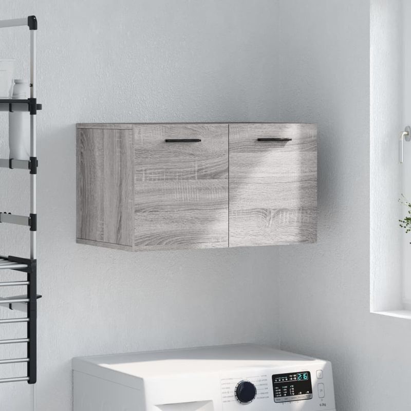 Casa si Gradina - Mobilier - Dulapuri si sifoniere - Dulapuri - Dulap de perete, gri sonoma, 60x36,5x35 cm, lemn prelucrat - Infinity.ro