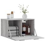 Casa si Gradina - Mobilier - Dulapuri si sifoniere - Dulapuri - Dulap de perete, gri sonoma, 60x36,5x35 cm, lemn prelucrat - Infinity.ro