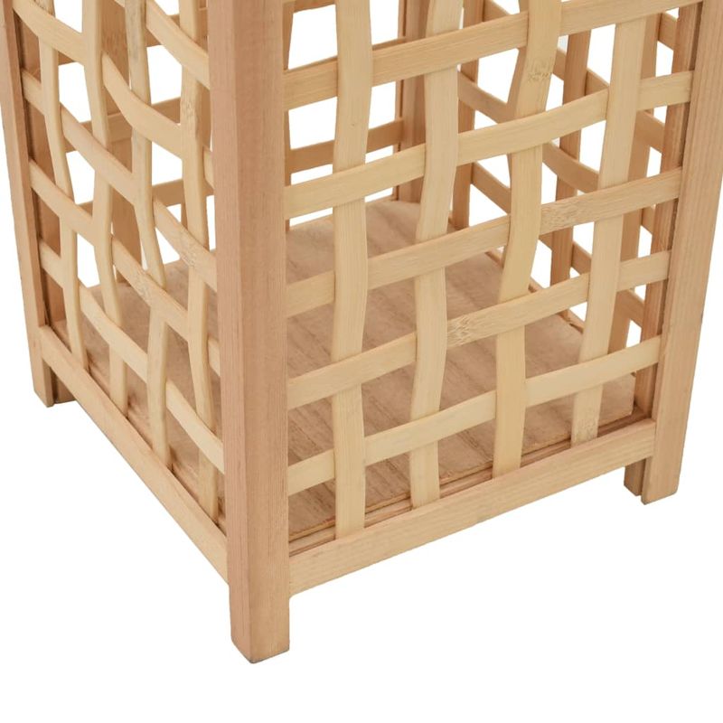 Casa si Gradina - Decoratiuni - Aromaterapie si lumanari - Suporturi lumanari - Suport de lumanari suspendat tip felinar, natural, bambus - Infinity.ro