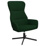Casa si Gradina - Mobilier - Scaune si fotolii - Fotolii - Fotoliu de relaxare, verde inchis, catifea - Infinity.ro