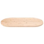Casa si Gradina - Mobilier - Feronerie si accesorii mobila - Blat de masa, 90x45x2,5 cm, lemn masiv de pin, oval - Infinity.ro