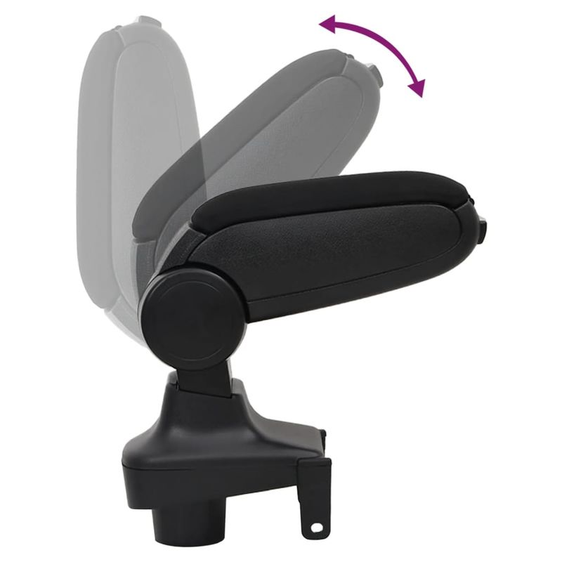 Auto si Moto - Piese auto si accesorii - Interior auto - Accesorii interior - Cotiera auto, negru, 15x35x(30-47) cm ABS - Infinity.ro