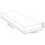 Casa si Gradina - Mobilier - Biblioteci si rafturi - Rafturi - Raft de perete, 60x20x4 cm, bambus - Infinity.ro