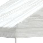 Casa si Gradina - Gradina si terasa - Umbrele si pavilioane - Pavilioane - Foisor cu acoperis, alb, 11,15x4,08x3,22 m, polietilena - Infinity.ro
