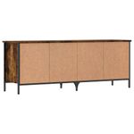 Casa si Gradina - Mobilier - Organizare si depozitare - Organizator incaltaminte - Pantofar, stejar fumuriu, 131x35x50 cm, lemn compozit - Infinity.ro
