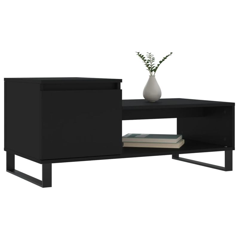 Casa si Gradina - Mobilier - Mese si birouri - Masute de cafea - Masuta de cafea, negru, 100x50x45 cm, lemn prelucrat - Infinity.ro