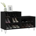 Casa si Gradina - Mobilier - Organizare si depozitare - Organizator incaltaminte - Pantofar, negru, 102x36x60 cm, lemn compozit - Infinity.ro
