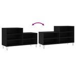 Casa si Gradina - Mobilier - Organizare si depozitare - Organizator incaltaminte - Pantofar, negru, 102x36x60 cm, lemn compozit - Infinity.ro
