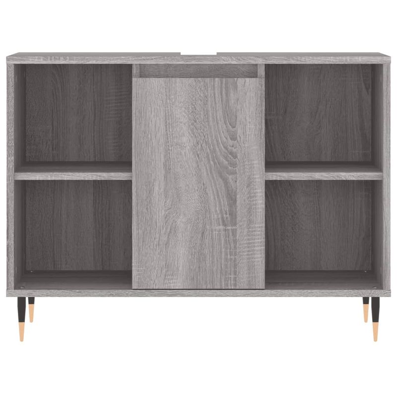 Casa si Gradina - Mobilier - Mobilier baie - Corpuri baie - Dulap pentru baie, gri sonoma, 80x33x60 cm, lemn compozit - Infinity.ro