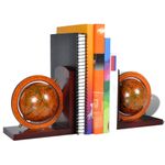 Casa si Gradina - Mobilier - Biblioteci si rafturi - Rafturi - Suport lateral carti cu glob pamantesc, 2 buc. - Infinity.ro