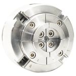 Casa si Gradina - Constructii - Scule electrice si accesorii - Menghine si cleme fixare - Mandrina pentru lemn, 4 falci conexiune M33 argintiu 96 mm otel - Infinity.ro