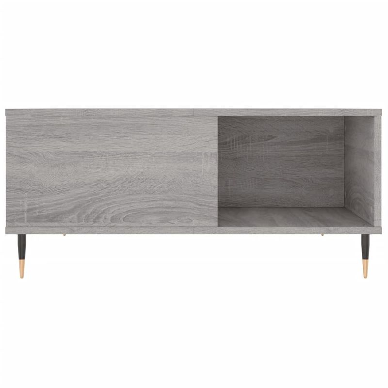 Casa si Gradina - Mobilier - Mese si birouri - Masute de cafea - Masuta de cafea, gri sonoma, 80x80x36,5 cm, lemn prelucrat - Infinity.ro