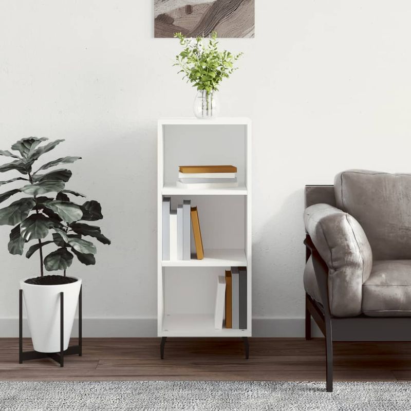 Casa si Gradina - Mobilier - Comode si corpuri - Comode - Servanta, alb, 34,5x32,5x90 cm, lemn prelucrat - Infinity.ro