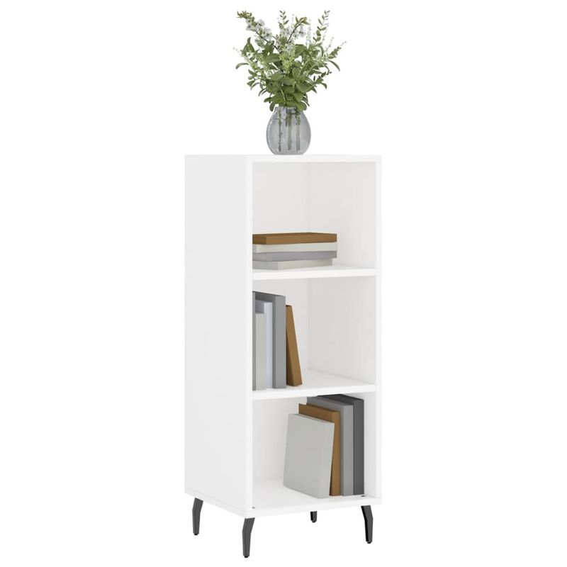 Casa si Gradina - Mobilier - Comode si corpuri - Comode - Servanta, alb, 34,5x32,5x90 cm, lemn prelucrat - Infinity.ro