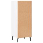 Casa si Gradina - Mobilier - Comode si corpuri - Comode - Servanta, alb, 34,5x32,5x90 cm, lemn prelucrat - Infinity.ro