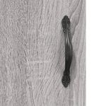 Casa si Gradina - Mobilier - Mese si birouri - Birouri - Birou, gri sonoma, 140x50x75 cm, lemn compozit - Infinity.ro