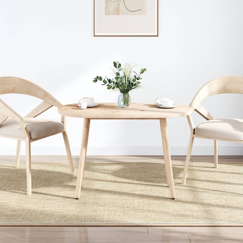 Casa si Gradina - Mobilier - Feronerie si accesorii mobila - Blat de masa, 100x50x2,5 cm, lemn masiv de pin, oval - Infinity.ro