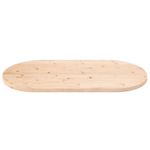 Casa si Gradina - Mobilier - Feronerie si accesorii mobila - Blat de masa, 100x50x2,5 cm, lemn masiv de pin, oval - Infinity.ro