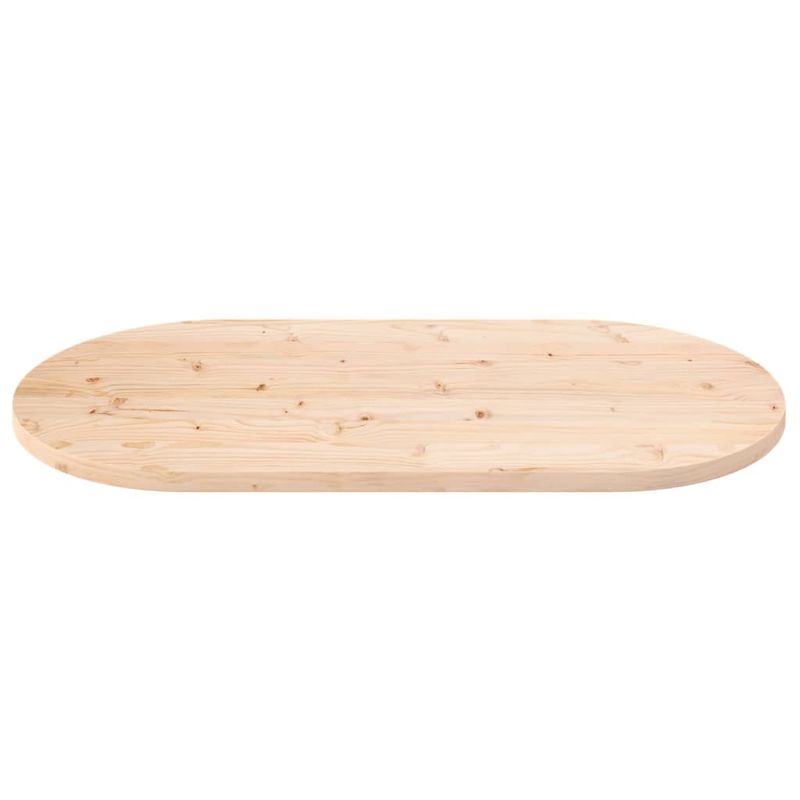 Casa si Gradina - Mobilier - Feronerie si accesorii mobila - Blat de masa, 100x50x2,5 cm, lemn masiv de pin, oval - Infinity.ro