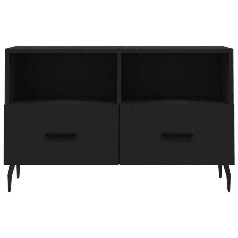 Casa si Gradina - Mobilier - Comode si corpuri - Comode - Comoda TV, negru, 80x36x50 cm, lemn prelucrat - Infinity.ro