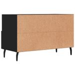 Casa si Gradina - Mobilier - Comode si corpuri - Comode - Comoda TV, negru, 80x36x50 cm, lemn prelucrat - Infinity.ro