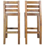 Casa si Gradina - Mobilier - Scaune si fotolii - Scaune - Scaune de bar, 2 buc., lemn masiv reciclat - Infinity.ro