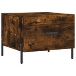 Casa si Gradina - Mobilier - Mese si birouri - Masute de cafea - Masuta de cafea, stejar fumuriu, 50x50x40 cm, lemn prelucrat - Infinity.ro