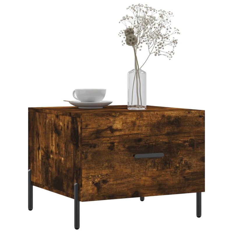 Casa si Gradina - Mobilier - Mese si birouri - Masute de cafea - Masuta de cafea, stejar fumuriu, 50x50x40 cm, lemn prelucrat - Infinity.ro