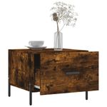Casa si Gradina - Mobilier - Mese si birouri - Masute de cafea - Masuta de cafea, stejar fumuriu, 50x50x40 cm, lemn prelucrat - Infinity.ro