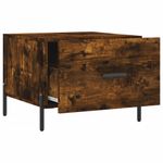 Casa si Gradina - Mobilier - Mese si birouri - Masute de cafea - Masuta de cafea, stejar fumuriu, 50x50x40 cm, lemn prelucrat - Infinity.ro