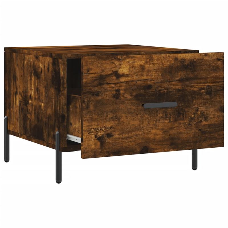 Casa si Gradina - Mobilier - Mese si birouri - Masute de cafea - Masuta de cafea, stejar fumuriu, 50x50x40 cm, lemn prelucrat - Infinity.ro