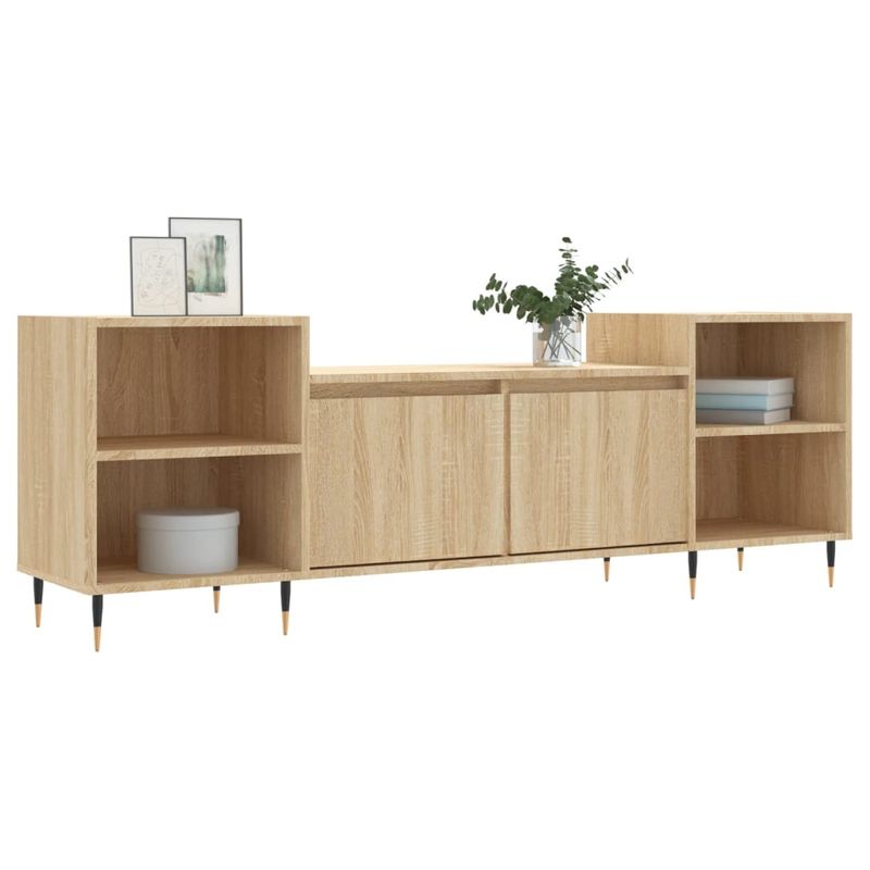 Casa si Gradina - Mobilier - Comode si corpuri - Comode - Comoda TV, stejar sonoma, 160x35x55 cm, lemn prelucrat - Infinity.ro