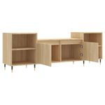 Casa si Gradina - Mobilier - Comode si corpuri - Comode - Comoda TV, stejar sonoma, 160x35x55 cm, lemn prelucrat - Infinity.ro