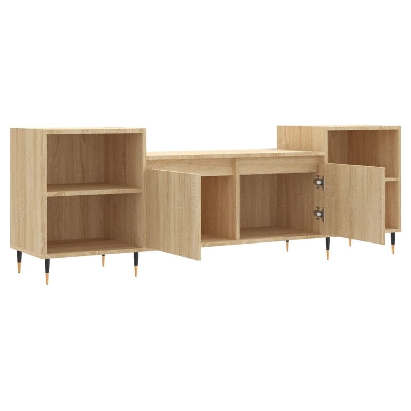 Casa si Gradina - Mobilier - Comode si corpuri - Comode - Comoda TV, stejar sonoma, 160x35x55 cm, lemn prelucrat - Infinity.ro