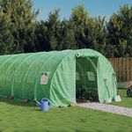 Casa si Gradina - Gradinarit si plante - Sere si solarii - Sera cu cadru din otel, verde, 30 m², 10x3x2 m - Infinity.ro